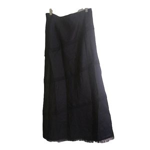 Willi Smith Black Lace Long Skirt Size 10